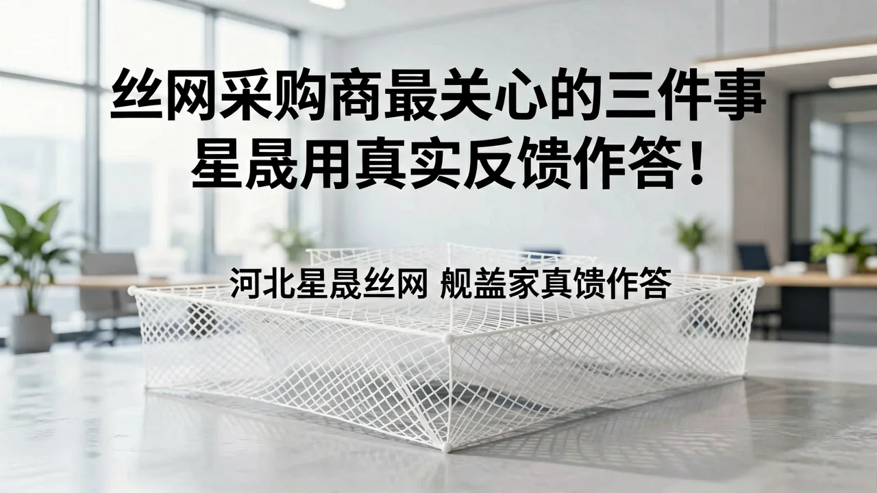 丝网采购商最关心的三件事,星晟用真实反馈作答