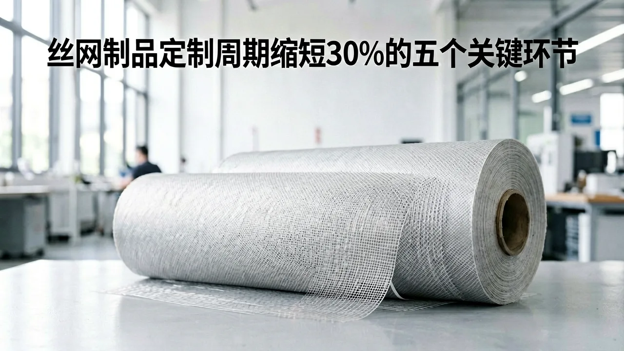 丝网制品定制周期缩短30%的五个关键环节