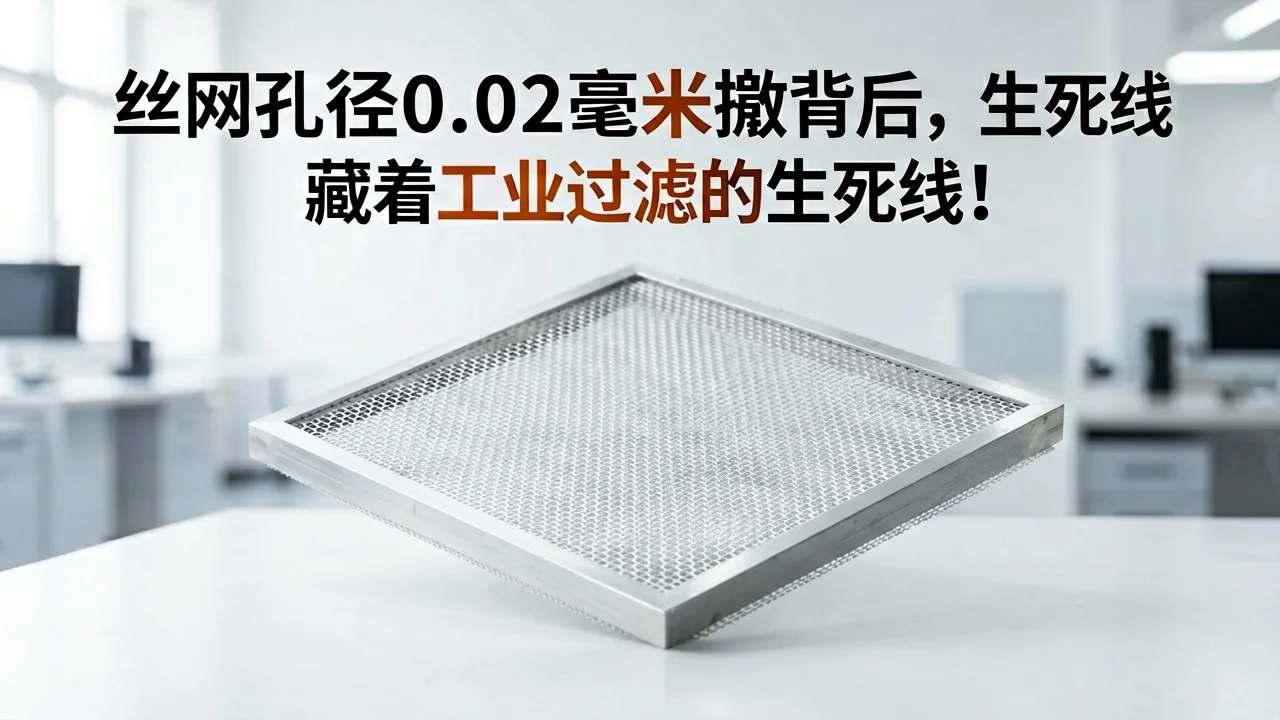 丝网孔径0.02毫米背后,藏着工业过滤的生死线